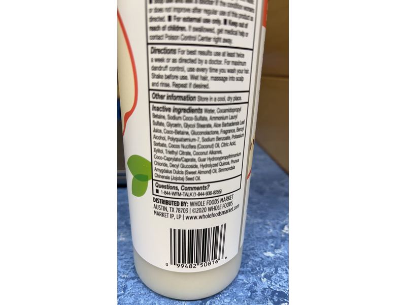 365 by WFM Anti-Dandruff 2 In 1 Honeycrisp Apple, 16 FZ