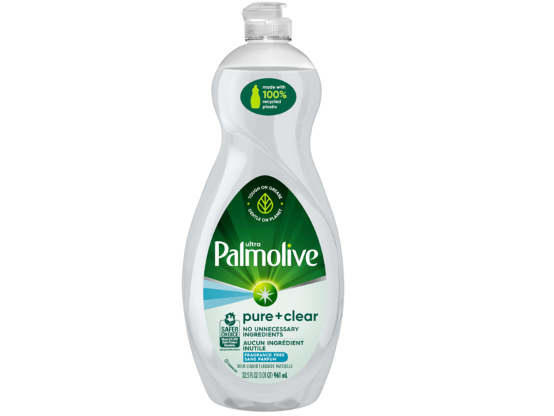Palmolive Ultra Pure + Clear Dish Liquid, Fragrance Free, 32.5 fl oz/961 mL