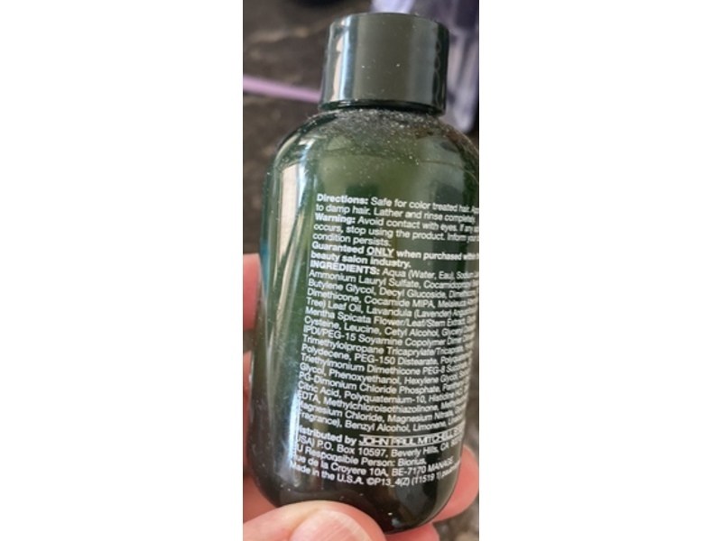 John Paul Mitchell Moisturizing Shampoo, Lavender Mint, 2.5 fl oz/75 mL