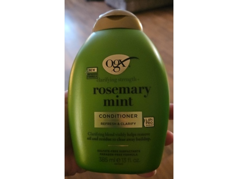 Ogx Clarifying Strength+ Conditioner, Rosemary Mint, 13 fl oz/385 mL