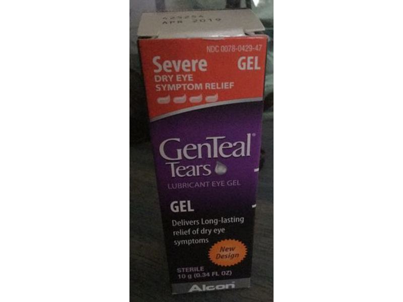 Genteal Tears Lubricant Eye Gel, 0.34 oz/10 g