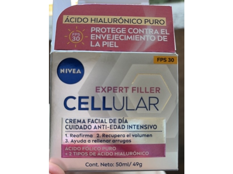 Nivea Cellular Expert Filler Intensive Anti-Aging Facial Cream, SPF 30, 50 mL