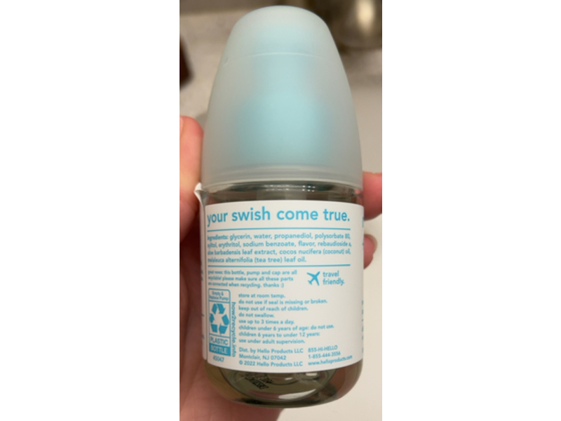 Hello Mighty + Tiny Mouthwash Concentrate, Clean Mint, 3.25 fl oz/96 mL, Pack Of 2