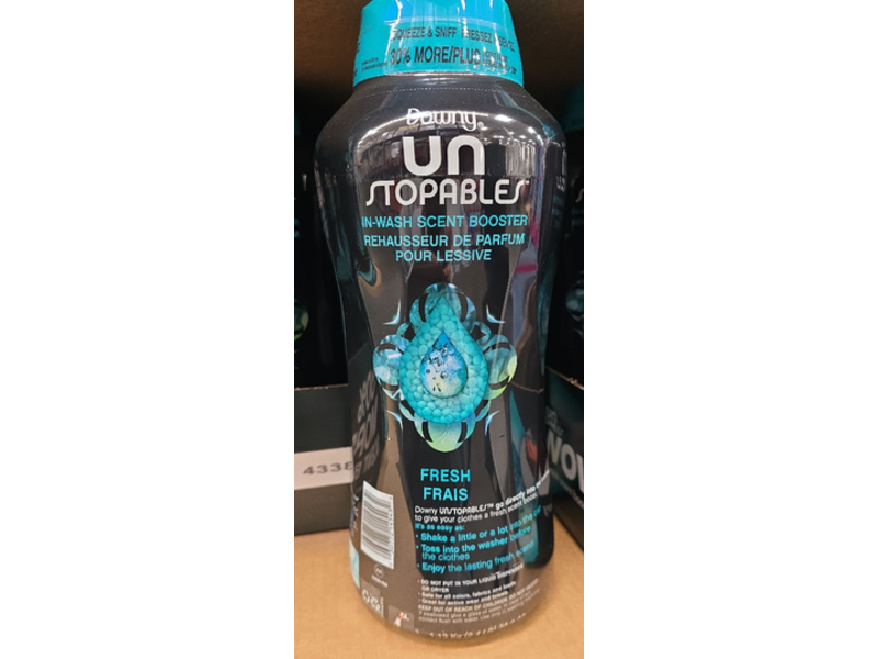 Downy Unstopables In-Wash Scent Booster, Fresh, 39.9 oz/1.13 kg