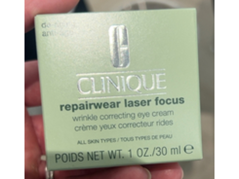 Clinique Repairwear Laser Focus Wrinkle Correcting Eye Cream, 1 oz/30 mL