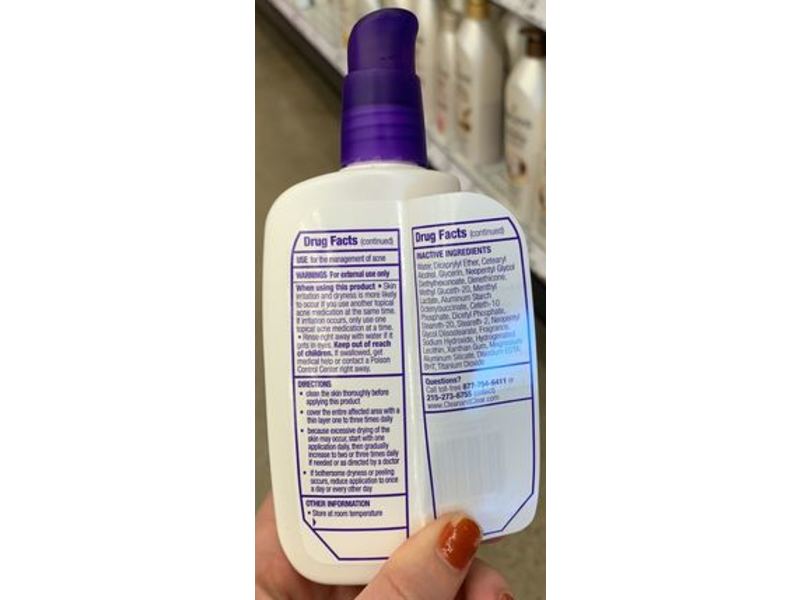 Clean & Clear Dual Action Moisturizer, Oil-Free, 4 fl oz/118 mL