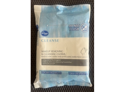 Kroger Makeup Removing & Cleansing Cloths, 10 Count