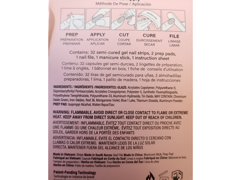 Dashing Diva Glaze Nail Strips, 32 Count