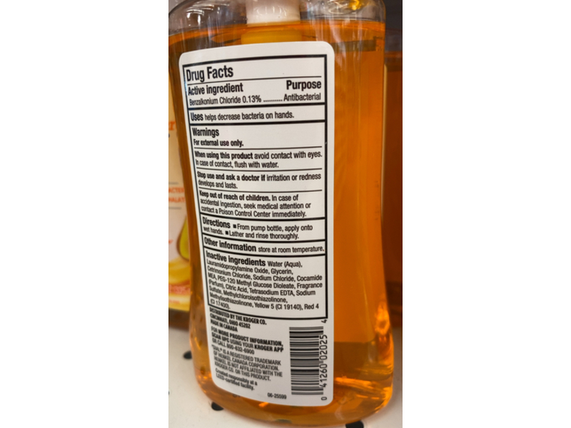 Kroger Gold Antibacterial Hand Soap, 11 fl oz/325 mL