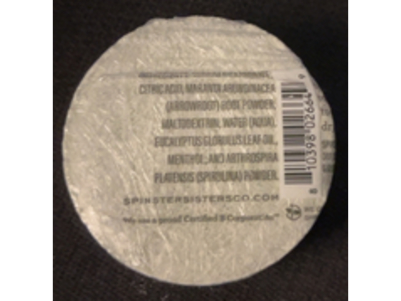 Spinster Sisters Shower Steamer, Eucalyptus, 1.5 oz/42 g