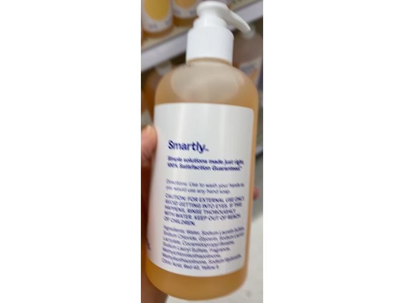 Smartly Liquid Hand Soap, Smells Like A Citrus Grove, 10 fl oz/295 mL