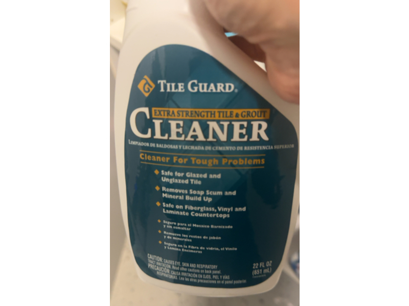 Tile Guard Extra Strength Tile and Grout Cleaner, 22 fl oz/651 mL
