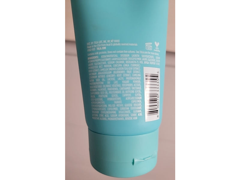 Tula Skincare The Cult Classic Fragrance Free Purifying Face Cleanser, Probiotics & Superfoods, 6.7 fl oz/200 mL