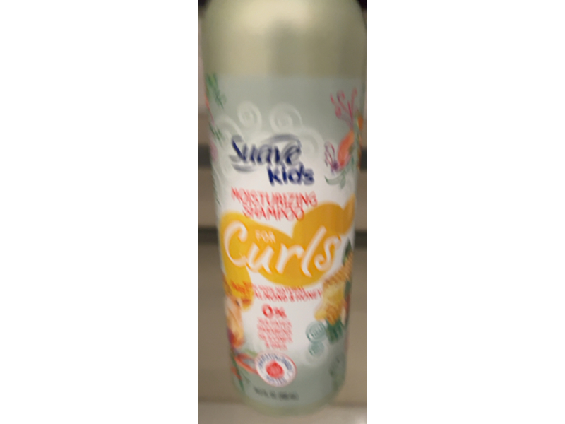Suave Kids Moisturizing Curls Shampoo, Sweet Almond & Honey, 16.5 fl oz/488 mL