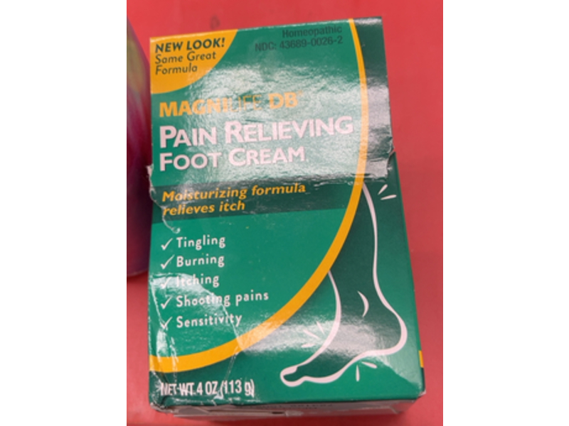 MagniLife Pain Relieving Foot Cream, 4 oz/113 g