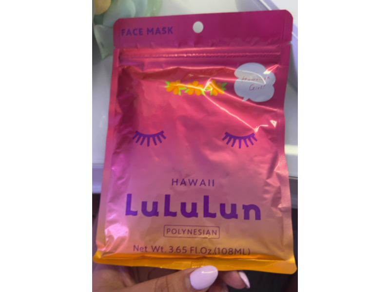 Hawaii Lululun Polynesin Face Mask, Hawaiian Girl, 3.65 fl oz/108 mL