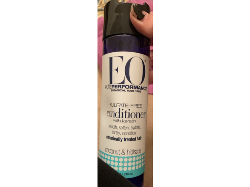 EO Pure Performance Botanical Hair Care Conditioner, Coconut & Hibiscus, 8.4 fl oz/248 mL
