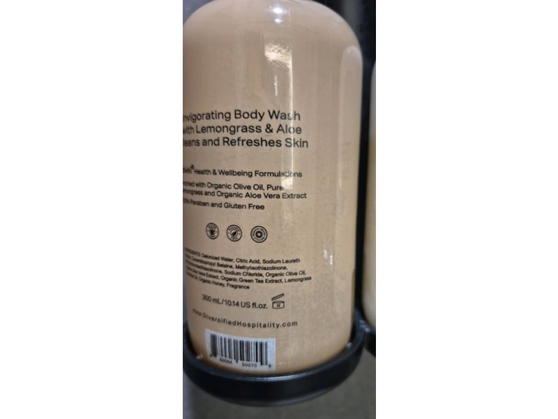 Terra Pure Body Wash, Green Tea & Lemongrass, 10.14 oz/300 mL