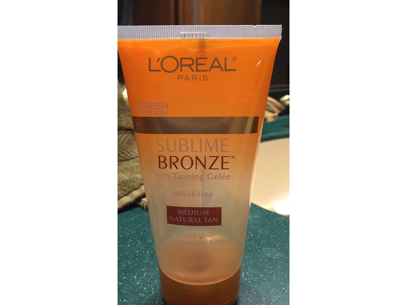 L'oreal Paris Sublime Bronze Self-Tanning Gelee, Medium Natural Tan, 5.0 fl oz/150 mL