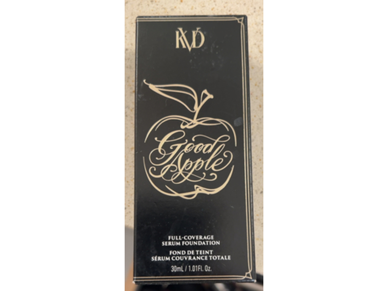 KVD Good Apple Full-Coverage Serum Foundation, Light 010, 1.01 fl oz/30 mL