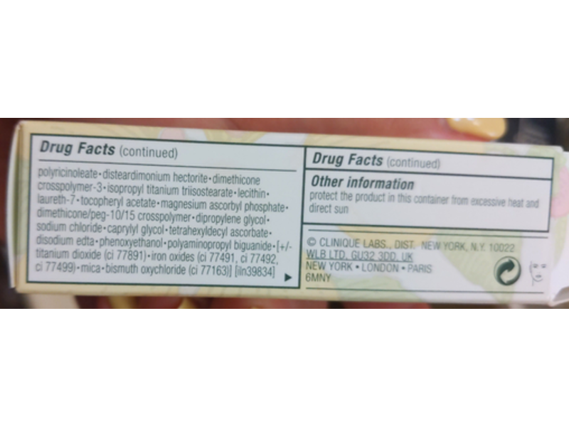 Clinique Even Better Makeup, SPF 15, Wn 38 Stone, 1 fl oz/30 ml