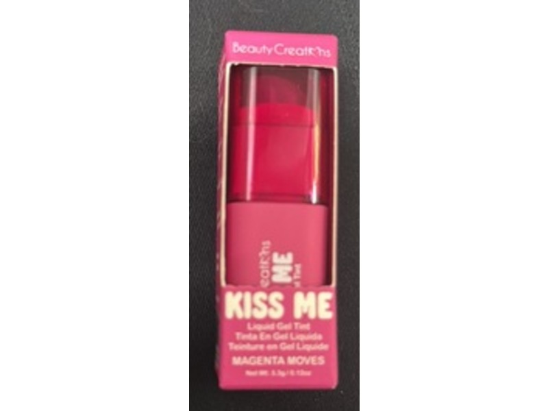 Beauty Creations Kiss Me Liquid Gel Tint, Magenta Moves, 0.12 oz/3.3 g