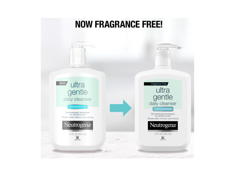 Neutrogena Ultra Gentle Daily Foaming Cleanser, 12 fl oz/354 mL