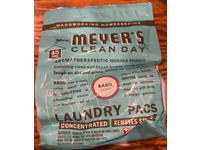 Mrs. Meyer's Clean Day Laundry Detergent, Basil Scent, 12 oz/810 g, 45 Count - Image 3