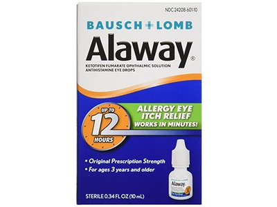 Bausch & Lomb Alaway Eye Itch Relief, 0.34 oz