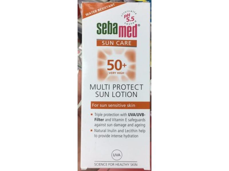 Sebamed Multi Protect Sun Lotion, Sensitive Skin, SPF 50+, 150 mL