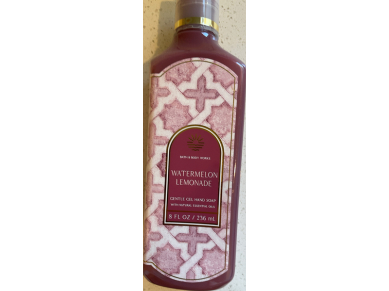 Bath & Body Works Watermelon Lemonade Gentle Gel Hand Soap, 8 fl oz/236 mL