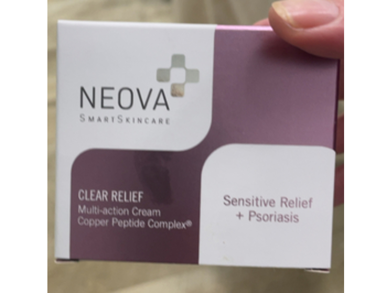 Neova Clear Relief Multi-Action Cream, Copper Peptide Complex, 1.7 oz/50 mL