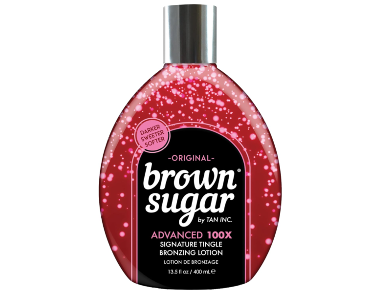 Brown Sugar By Tan Inc Signature Tingle Bronzing Lotion, Original, Advance 100X, 13.5 fl oz/400 mL