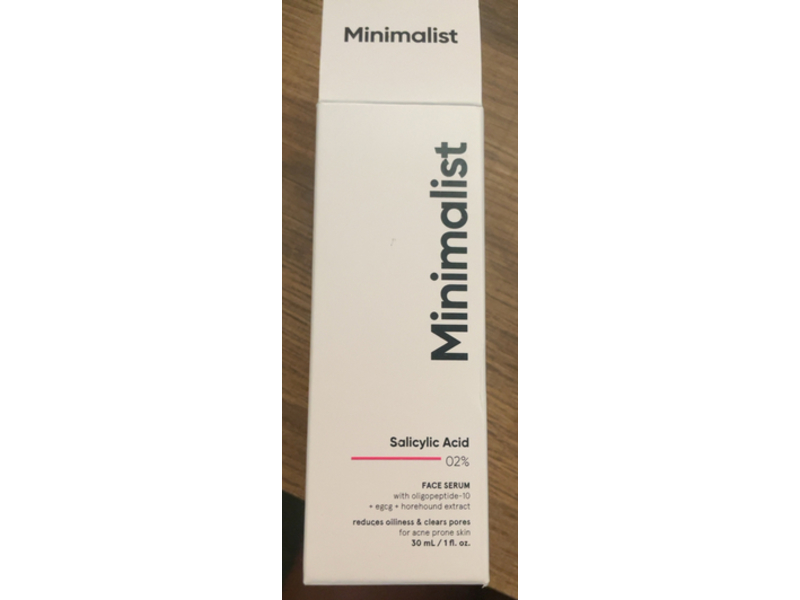 Minimalist Face Serum, Salicylic Acid, 1 fl oz/30 mL