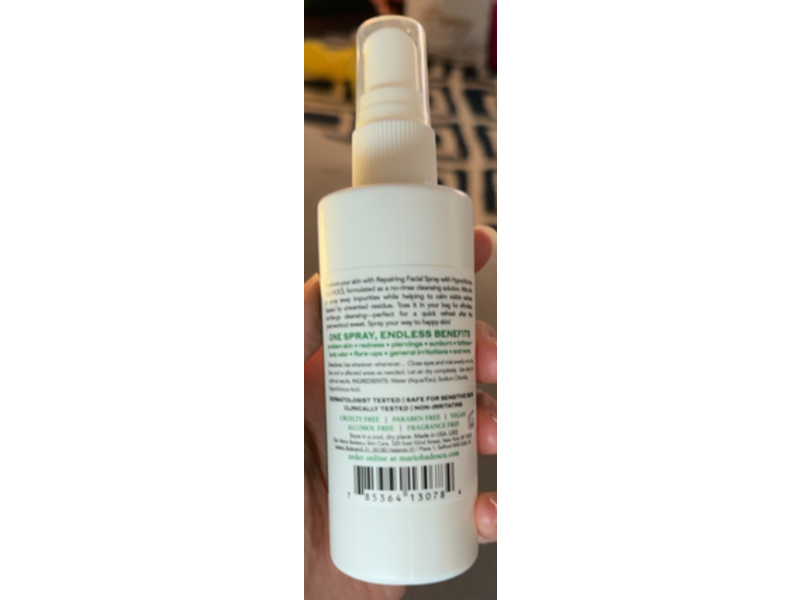 Mario Badescu Skin Care Repairing Facial Spray, Hypochlorous Acid, 4 fl oz/118 mL