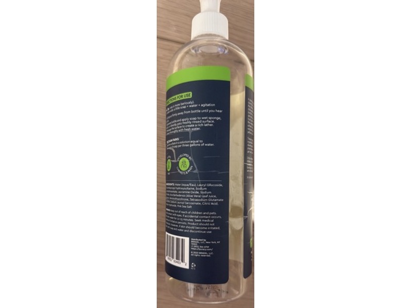 Puracy Dish Soap, Free & Clear, 16 fl oz/473 g