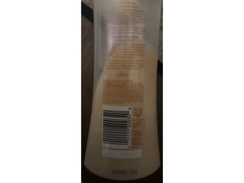 Caress Silkening Body Wash, Creamy Vanilla & Sandalwood, 18 fl oz/532 mL
