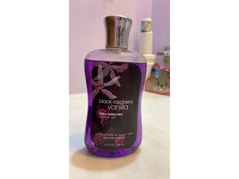Bath & Body Works Shower Gel, Black Raspberry Vanilla, 10 fl oz/295 mL