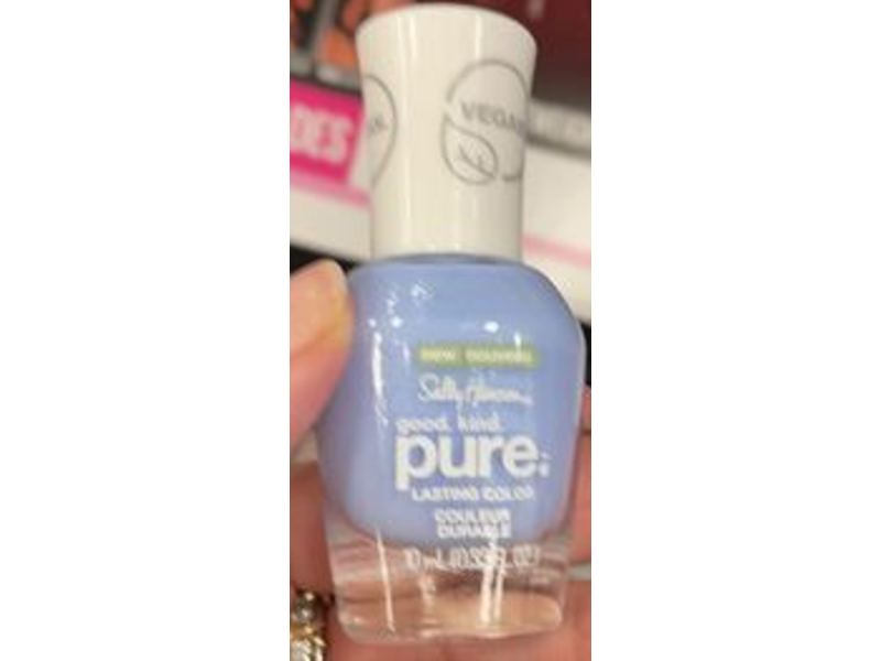 Sally Hansen Good Kind Pure Nail Color, Crystal Blue, 0.34 fl oz/10 mL