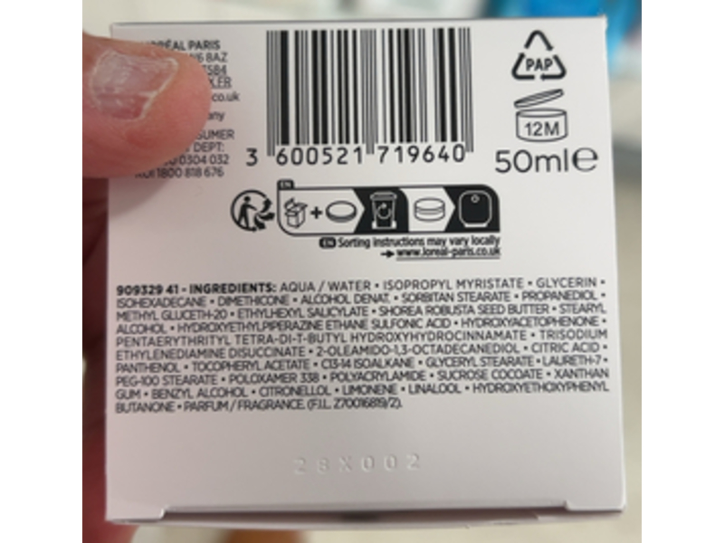 L'oreal Paris Triple Active Day Multi - Protection Moisturizer, Vitamin E + Ceramide + UV Filter, 50 mL