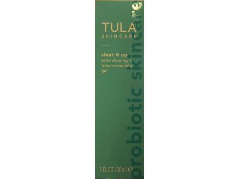 Tula Probiotic Skin Care Clear It Up Acne Clearing + Tone Correcting Gel, 1 fl oz/30 mL