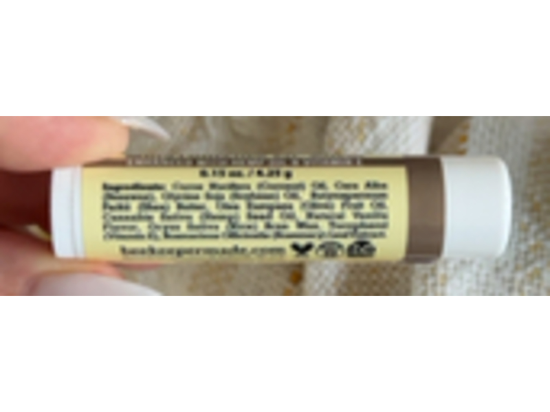 Beekeeper Made Beeswax Moisturizing Lip Balm, Vanilla, 0.15 oz/4.25 g