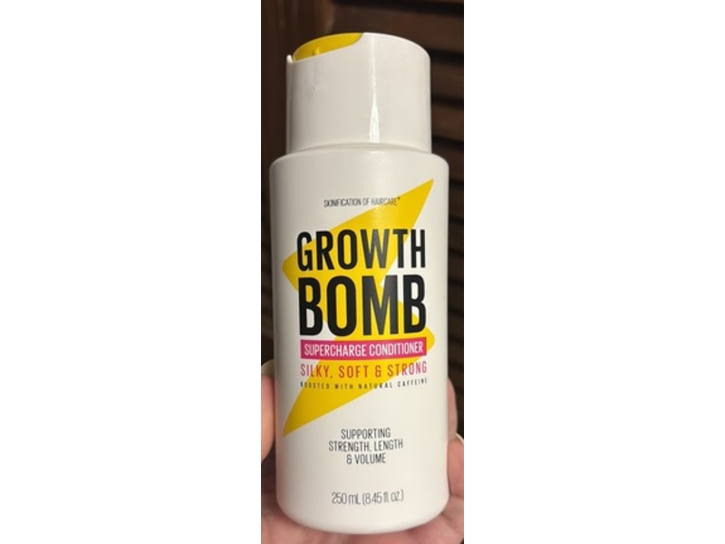 Growth Bomb Supercharge Conditioner, 8.45 fl oz/250 mL