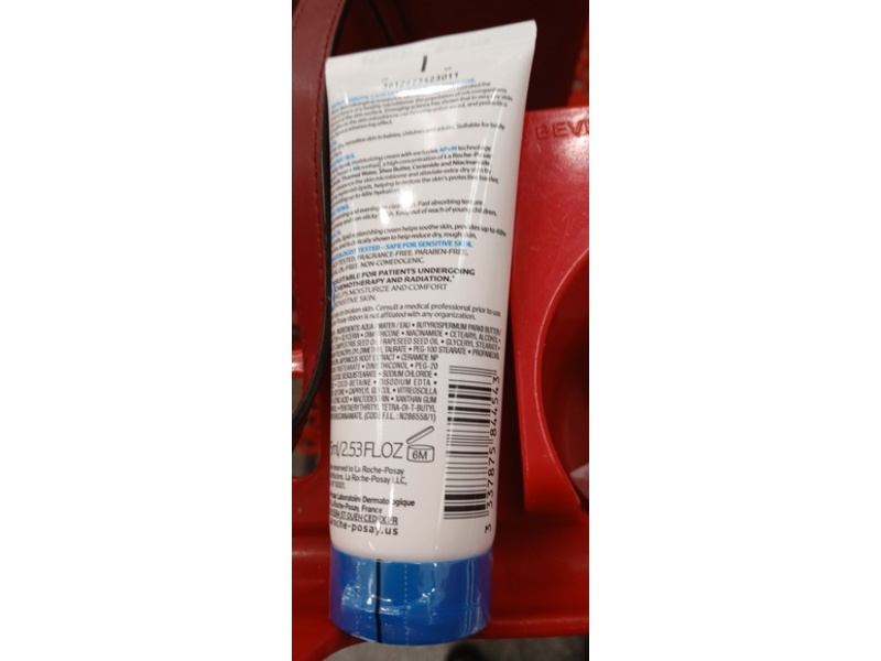 La Roche-Posay Triple Repair Moisturizing Cream, 2.53 fl oz/75 mL