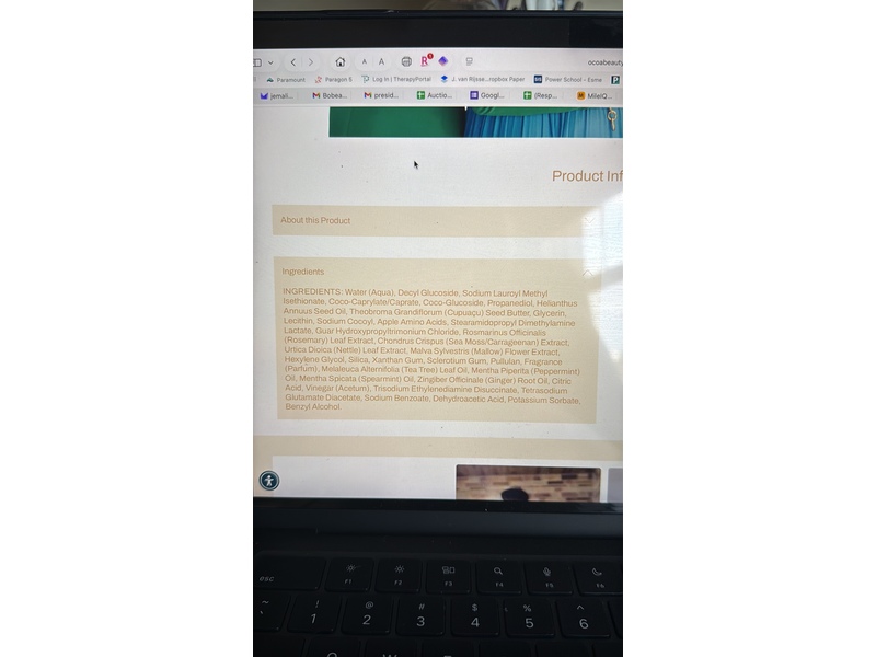 Ocoa Curl Care Shampoo, Cupuacu & Apples, 0.5 fl oz/15 mL