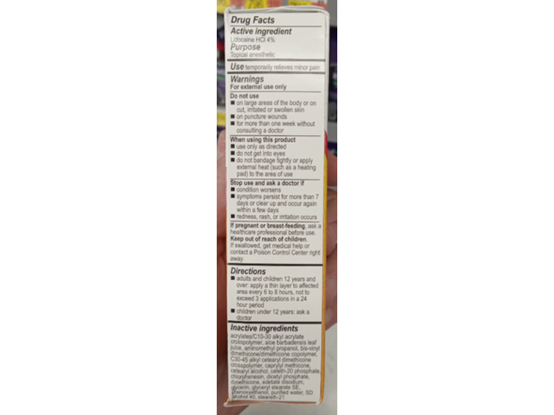 Equate Pain Relieving Cream Lidocaine 5%, Max Strength, 2.7 oz/76.5 g