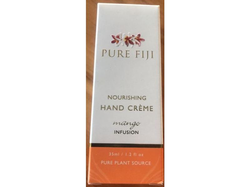 Pure Fiji Nourishing Hand Creme, Mango Infusion, 1.2 fl oz/35 mL