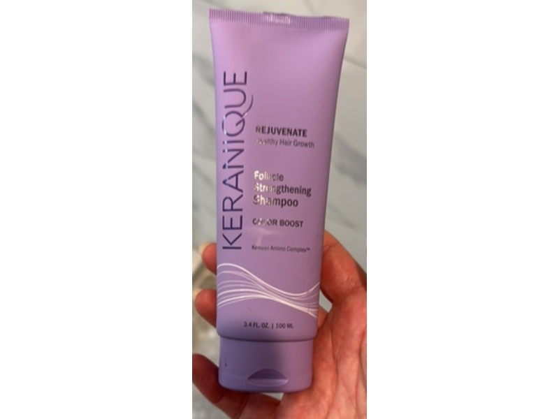 Keranique Rejuvenate Follicle Strengthening Shampoo, Color Boost, 3.4 fl oz/100 mL