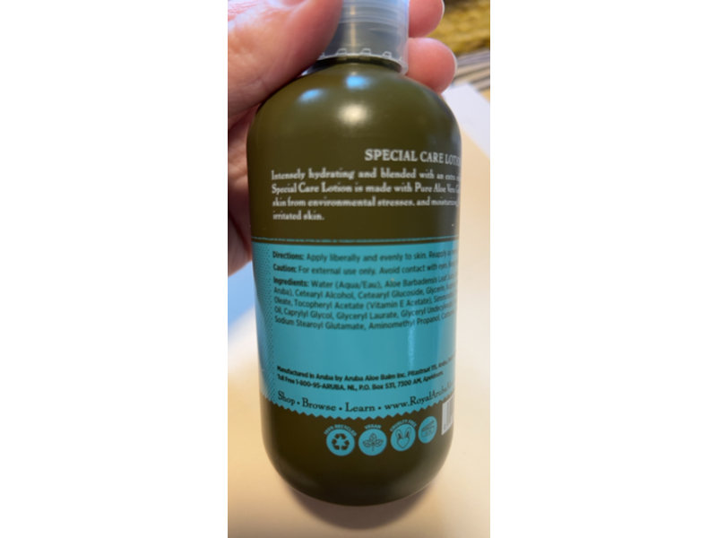Aruba Aloe Special Care Lotion, 6 fl oz/177 mL