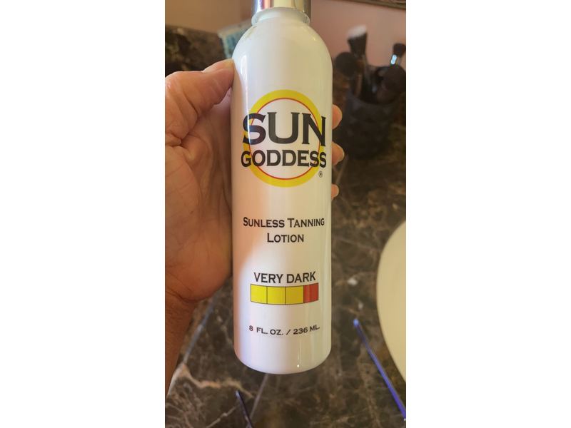 Sun Goddess Sunless Tanning Lotion, Very Dark, 8 fl oz/236 mL
